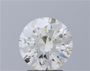 Foto Diamante Natural 2.50 quilates, Redondo , Color J, claridad VVS1 y certificado HRD de