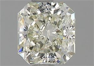 Picture of Natural Diamond 0.93 Carats, Radiant with  Cut, L Color, VS2 Clarity and Certified by GIA