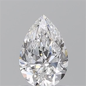 Picture of Natural Diamond 0.73 Carats, Pear with  Cut, D Color, VVS1 Clarity and Certified by GIA