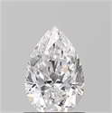 Natural Diamond 0.71 Carats, Pear with  Cut, D Color, VVS1 Clarity and Certified by GIA
