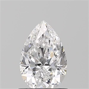 Picture of Natural Diamond 0.71 Carats, Pear with  Cut, D Color, VVS1 Clarity and Certified by GIA