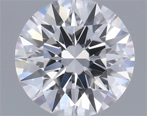 Picture of Natural Diamond 0.42 Carats, Round with Excellent Cut, E Color, IF Clarity and Certified by GIA