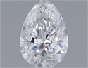 Diamante Natural 0.31 quilates, De pera , Color D, claridad VVS1 y certificado GIA