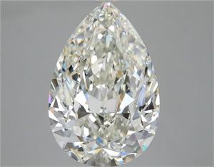 Picture of Natural Diamond 5.01 Carats, Pear with  Cut, K Color, VS2 Clarity and Certified by GIA