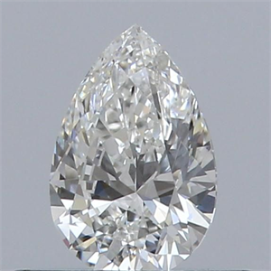 Picture of Natural Diamond 0.40 Carats, Pear with  Cut, G Color, VVS1 Clarity and Certified by GIA