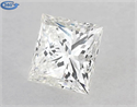 Natural Diamond 1.70 Carats, Princess with  Cut, I Color, VVS1 Clarity and Certified by GIA