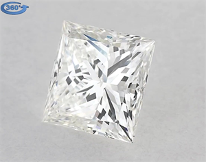 Picture of Natural Diamond 1.70 Carats, Princess with  Cut, I Color, VVS1 Clarity and Certified by GIA