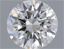 Natural Diamond 0.70 Carats, Round with Excellent Cut, H Color, SI2 Clarity and Certified by HRD