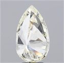 Natural Diamond 5.02 Carats, Pear with  Cut, M Color, VVS1 Clarity and Certified by GIA