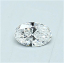 Diamante Natural 0.43 quilates, Ovalado , Color E, claridad VVS1 y certificado GIA