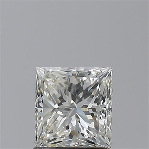 Foto Diamante Natural 1.08 quilates, Princesa , Color I, claridad VS1 y certificado GIA de