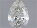 Diamante Natural 0.45 quilates, De pera , Color J, claridad SI2 y certificado GIA