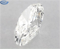 Natural Diamond 0.59 Carats, Oval with  Cut, I Color, VVS2 Clarity and Certified by GIA