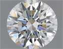Diamante Natural 0.55 quilates, Redondo , Color J, claridad VVS1 y certificado GIA