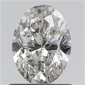 Diamante Natural 1.00 quilates, Ovalado , Color H, claridad I1 y certificado GIA