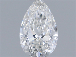 Foto Diamante Natural 0.30 quilates, De pera , Color F, claridad VVS2 y certificado GIA de