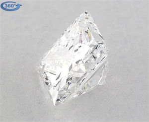 Picture of Natural Diamond 0.70 Carats, Princess with  Cut, E Color, VS1 Clarity and Certified by GIA