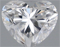 Natural Diamond 0.31 Carats, Heart with  Cut, E Color, SI1 Clarity and Certified by GIA