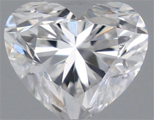 Foto Diamante Natural 0.31 quilates, Corazón , Color E, claridad SI1 y certificado GIA de