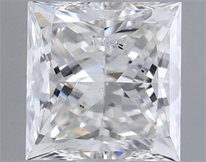 Foto Diamante Natural 1.00 quilates, Princesa , Color H, claridad SI2 y certificado GIA de