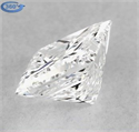 Natural Diamond 0.90 Carats, Princess with  Cut, F Color, VS2 Clarity and Certified by GIA