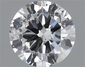 Foto Diamante Natural 1.01 quilates, Redondo , Color E, claridad SI2 y certificado HRD de
