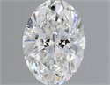Natural Diamond 0.30 Carats, Oval with  Cut, E Color, SI2 Clarity and Certified by GIA