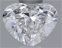 Natural Diamond 0.40 Carats, Heart with  Cut, D Color, SI1 Clarity and Certified by GIA