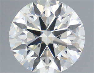 Picture of Natural Diamond 0.75 Carats, Round with Excellent Cut, K Color, VS2 Clarity and Certified by GIA