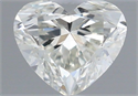 Natural Diamond 0.35 Carats, Heart with  Cut, K Color, SI1 Clarity and Certified by GIA