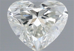 Picture of Natural Diamond 0.35 Carats, Heart with  Cut, K Color, SI1 Clarity and Certified by GIA