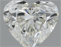 Natural Diamond 0.30 Carats, Heart with  Cut, K Color, SI1 Clarity and Certified by GIA