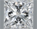 Natural Diamond 0.30 Carats, Princess with  Cut, G Color, SI1 Clarity and Certified by GIA