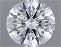 Natural Diamond 0.43 Carats, Round with Excellent Cut, D Color, VVS1 Clarity and Certified by GIA
