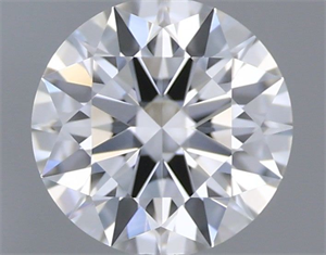 Foto Diamante Natural 0.43 quilates, Redondo , Color F, claridad VVS1 y certificado GIA de