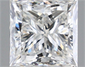 Diamante Natural 1.00 quilates, Princesa , Color G, claridad VVS1 y certificado HRD