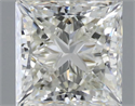 Natural Diamond 1.01 Carats, Princess with  Cut, H Color, VS1 Clarity and Certified by HRD