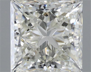 Picture of Natural Diamond 1.01 Carats, Princess with  Cut, H Color, VS1 Clarity and Certified by HRD