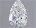 Natural Diamond 0.51 Carats, Pear with  Cut, F Color, VVS1 Clarity and Certified by GIA