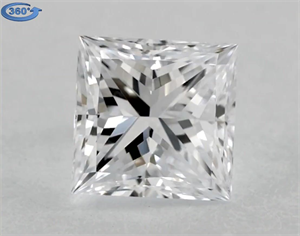 Picture of Natural Diamond 1.51 Carats, Princess with  Cut, F Color, VS2 Clarity and Certified by GIA