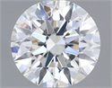 Diamante Natural 0.45 quilates, Redondo , Color I, claridad VVS1 y certificado GIA