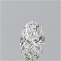 Natural Diamond 0.91 Carats, Oval with  Cut, H Color, VS2 Clarity and Certified by GIA