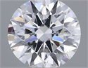 Natural Diamond 0.40 Carats, Round with Excellent Cut, D Color, SI2 Clarity and Certified by GIA