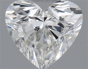 Picture of Natural Diamond 0.30 Carats, Heart with  Cut, I Color, SI1 Clarity and Certified by GIA