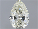 Natural Diamond 0.41 Carats, Pear with  Cut, J Color, VS2 Clarity and Certified by GIA