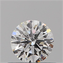 Natural Diamond 0.40 Carats, Round with Excellent Cut, E Color, SI1 Clarity and Certified by GIA