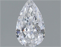 Diamante Natural 0.23 quilates, De pera , Color D, claridad SI1 y certificado GIA