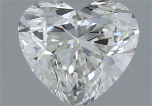 Picture of Natural Diamond 0.42 Carats, Heart with  Cut, H Color, VS2 Clarity and Certified by GIA