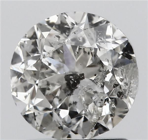 Picture of Natural Diamond 1.50 Carats, Round with Fair Cut, H Color, I1 Clarity and Certified by HRD