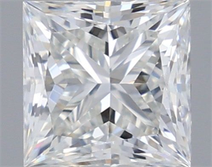 Picture of Natural Diamond 0.47 Carats, Princess with  Cut, I Color, VVS2 Clarity and Certified by GIA